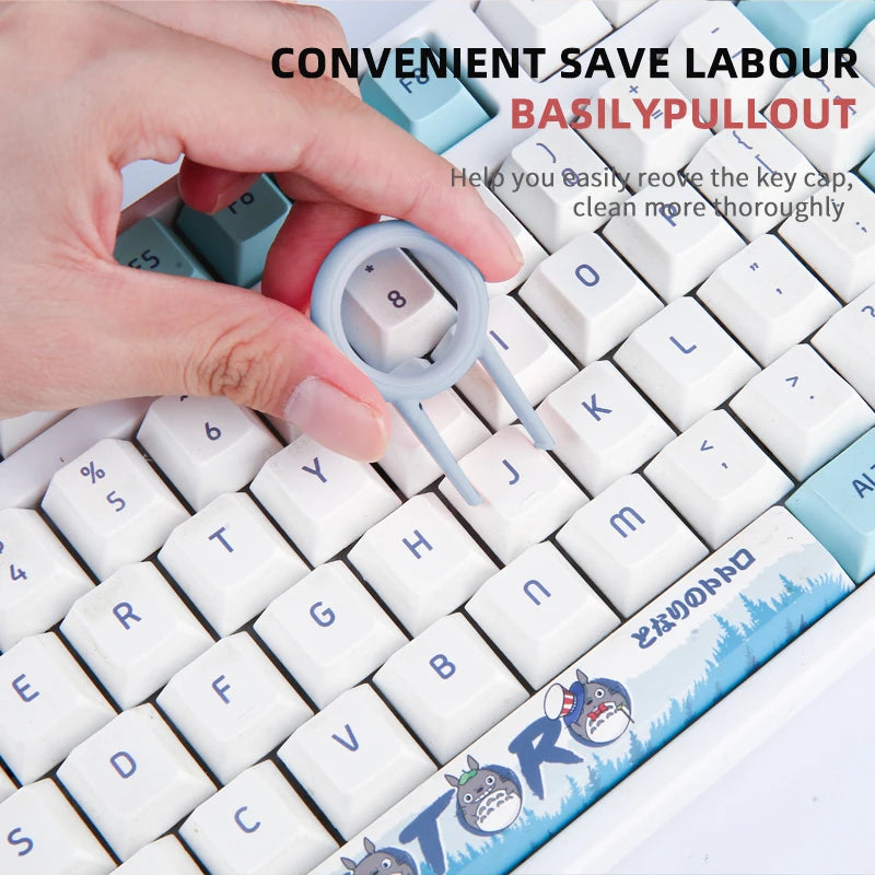 7-in-1 Computer Keyboard AirPods & Laptop Bluetooth Earphone Cleaning Kit - Brush Pen Keycap Puller Set for Tech Device Maintenance