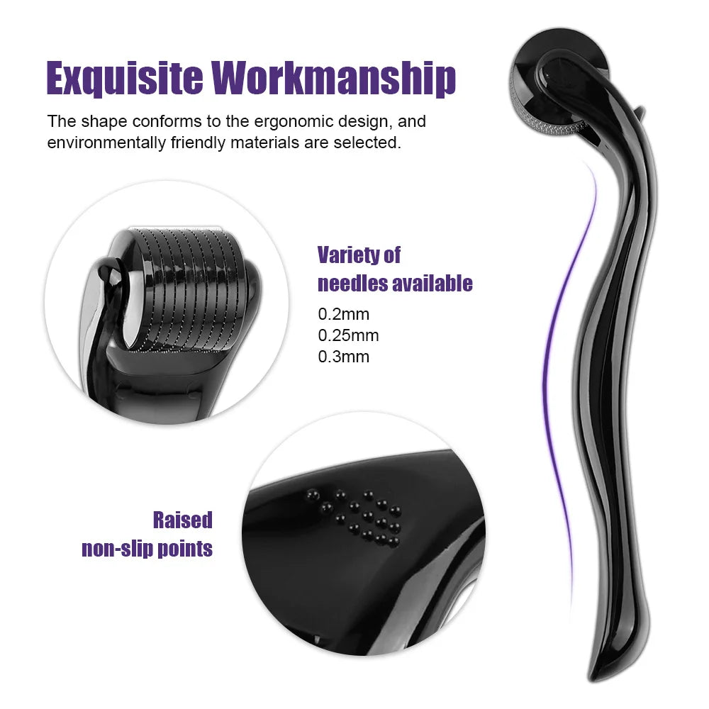 Men Beard Growth Roller Kit Men's Beard growth Nourishing Anti Hair Loss With Beard Roller Microneedle roller Hair growth