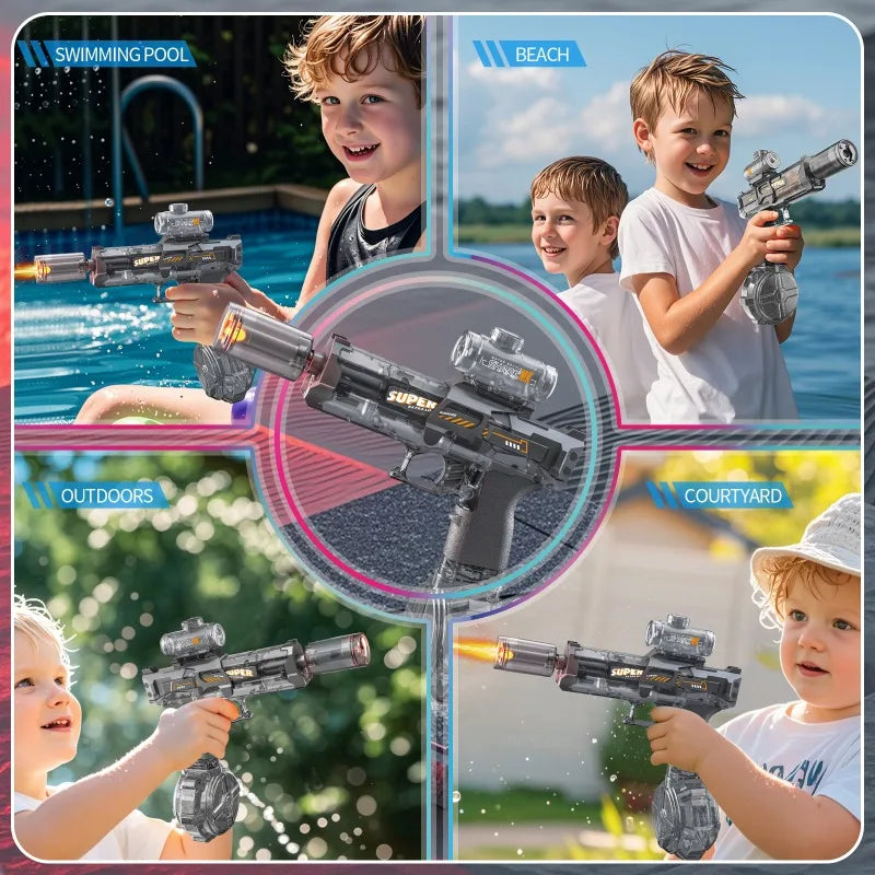 HydroFlash Pro – Powerful LED Water Gun Toy for Epic Summer Battles