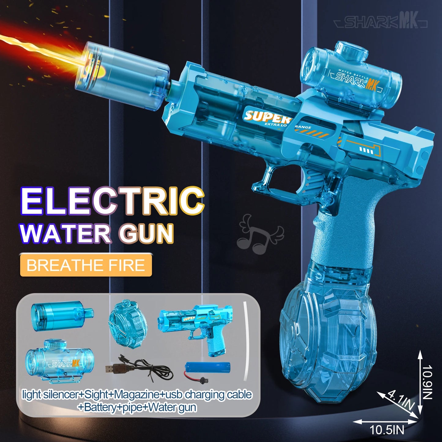 HydroFlash Pro – Powerful LED Water Gun Toy for Epic Summer Battles