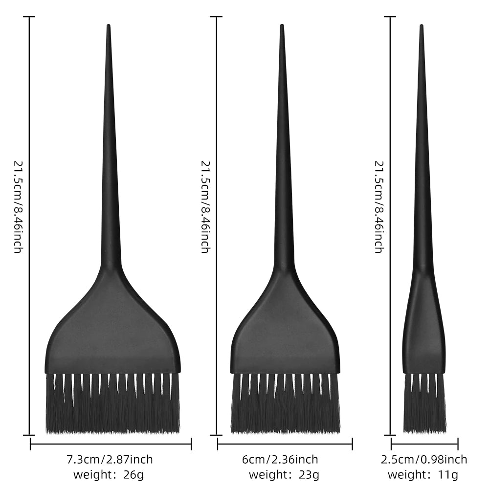 Arc Shaped Dye Hair Brush Salon Non-slip Color Cream Brush Hair Coloring Brush Hair Dye Applicator Dust Brush Styling Accessorie
